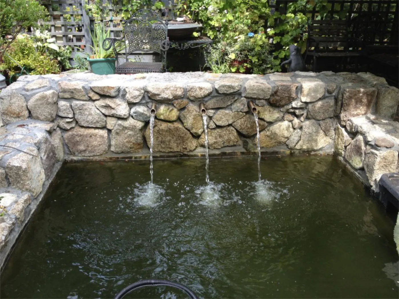 A completed Formal Water Features project by Oxbow Aquatic Services in Greater Victoria.