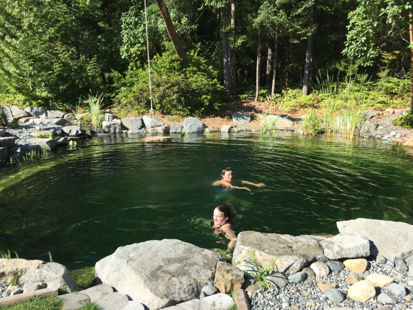 A completed Swim & Recreational Ponds project by Oxbow Aquatic Services in Greater Victoria.